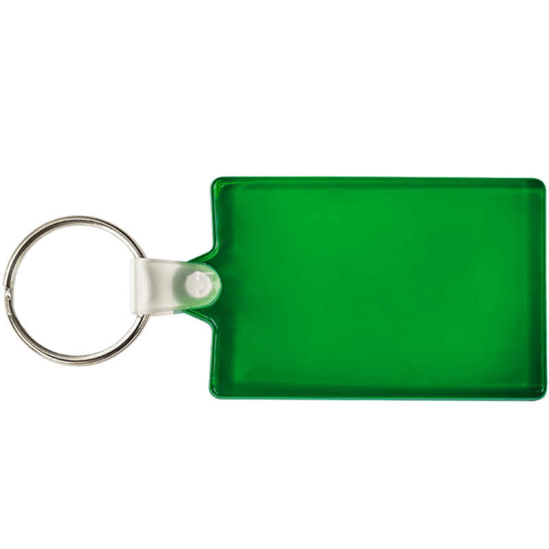 Rectangle Soft Plastic Keychains 24