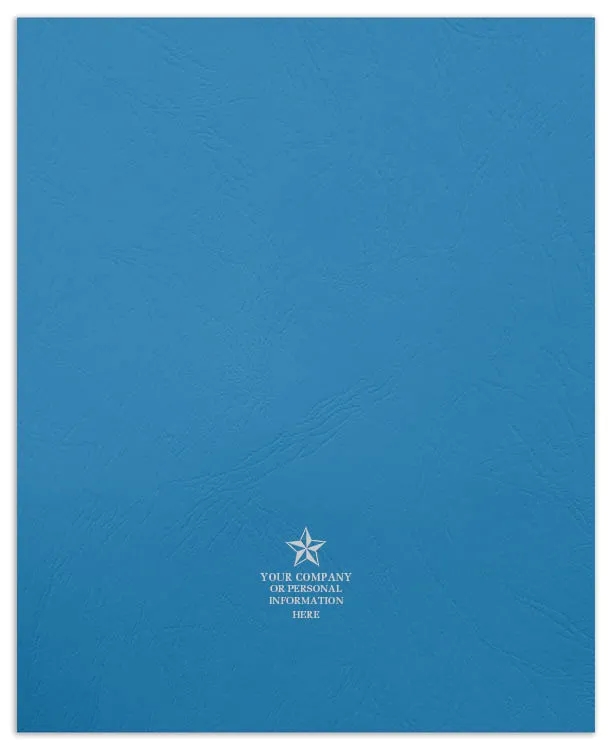 Reinforced Presentation Folders, Continuous Pocket 2
