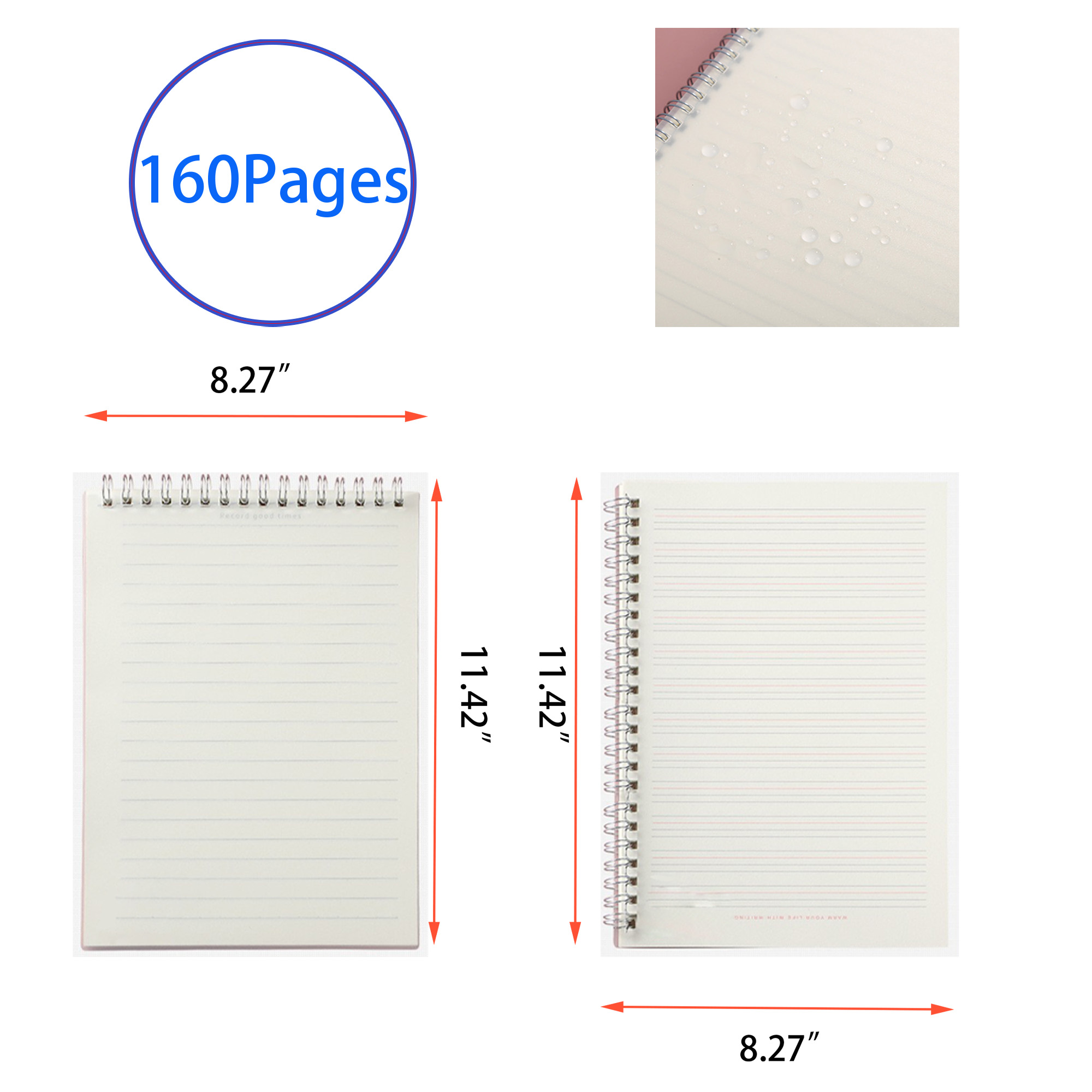 A5 Lateral Flip or Open Upwards Notebook 1