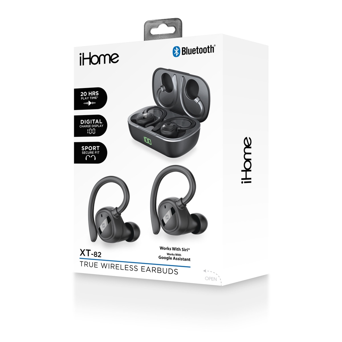 iHome® XT-82 True Wireless Earbuds & Charger Case 11