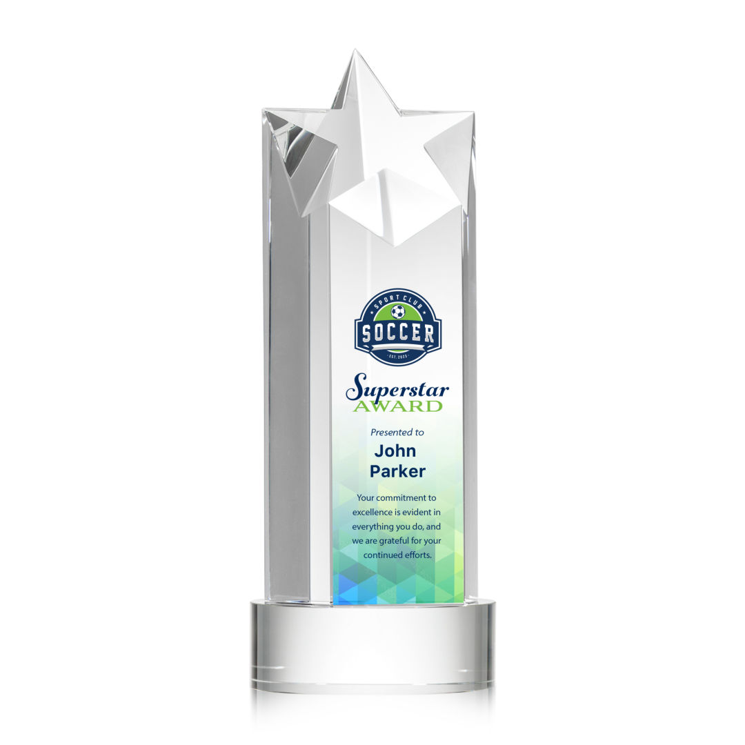 Berkeley VividPrint™ Award on Stanrich Base - Clear 6