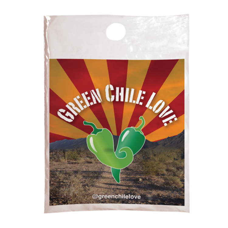 Digital Full Color 1-Sided Plastic Litter Bag (9"x12")