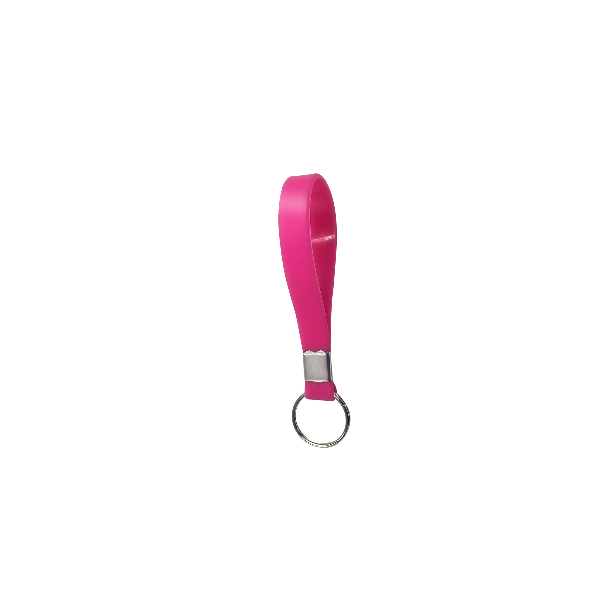 Silicone Bracelet Key Chain 8" Length 2