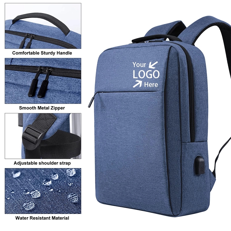 Business Travel Laptops Backpacks with USB Charging Port 7