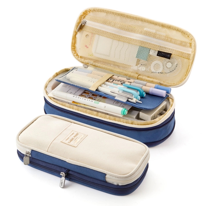 Pencil Case & Pen Holder Pouch - School Storage Organizer 8