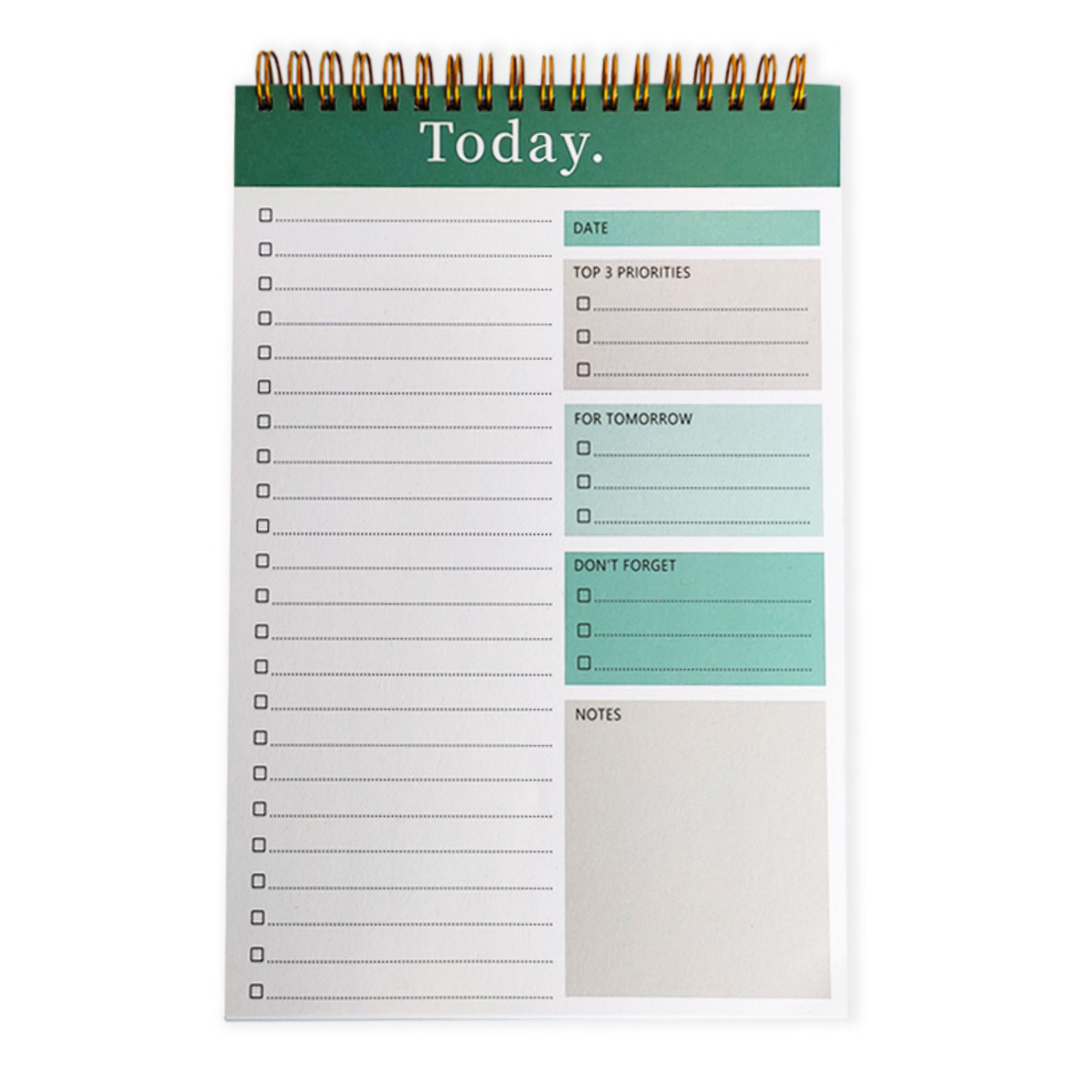52 Sheets B5 Spiral Weekly Planner Notebook 4
