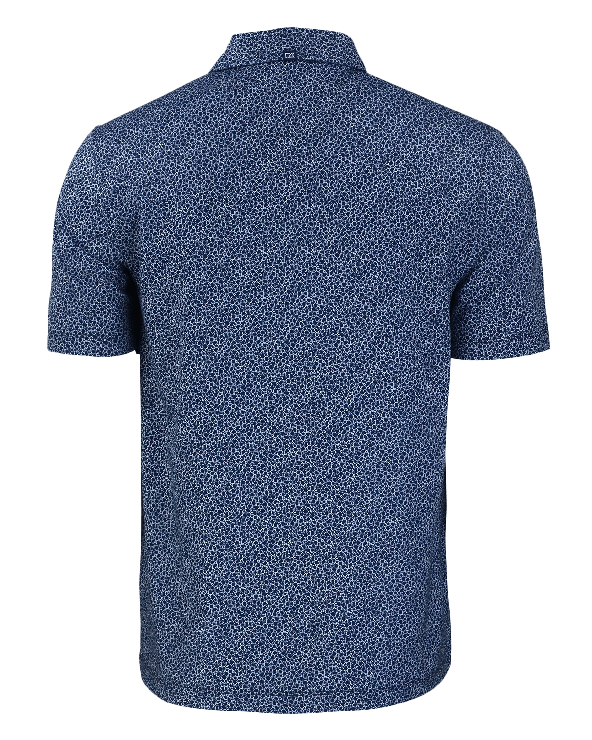 Cutter & Buck Pike Recycled Pebble Print Mens Polo 47