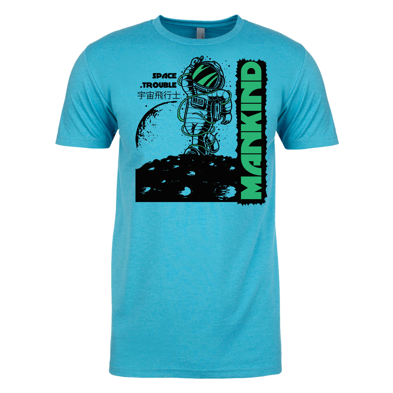 Next Level™ 4.3 oz. Poly/Cotton Blend T-Shirt (2 Color Imprint) 30