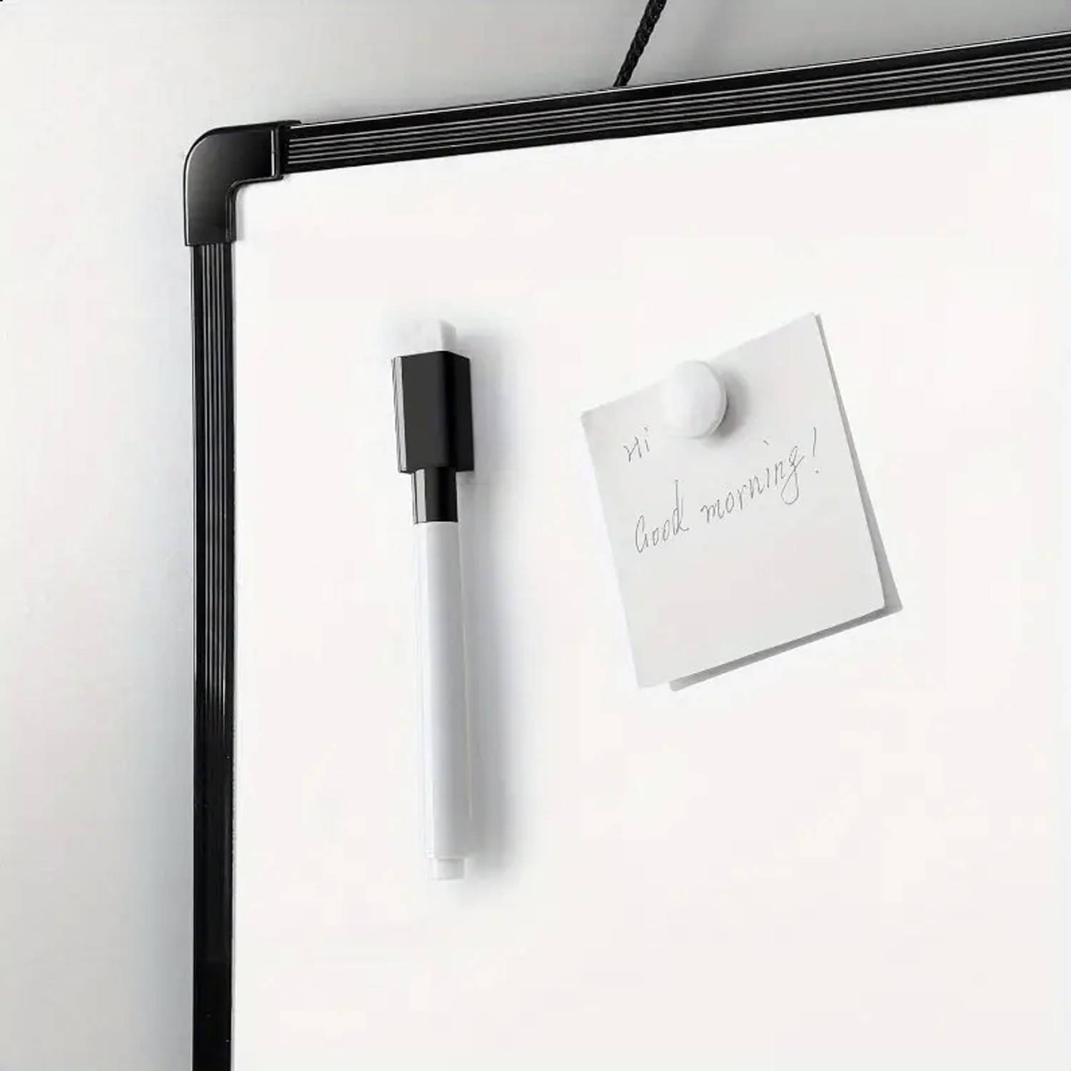 Compact Magnetic Double-Sided Dry Erase Whiteboard w/ Marker 6