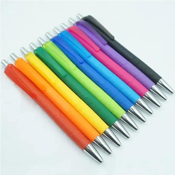 Solid Frosted Plastic Ballpoint Pen 2