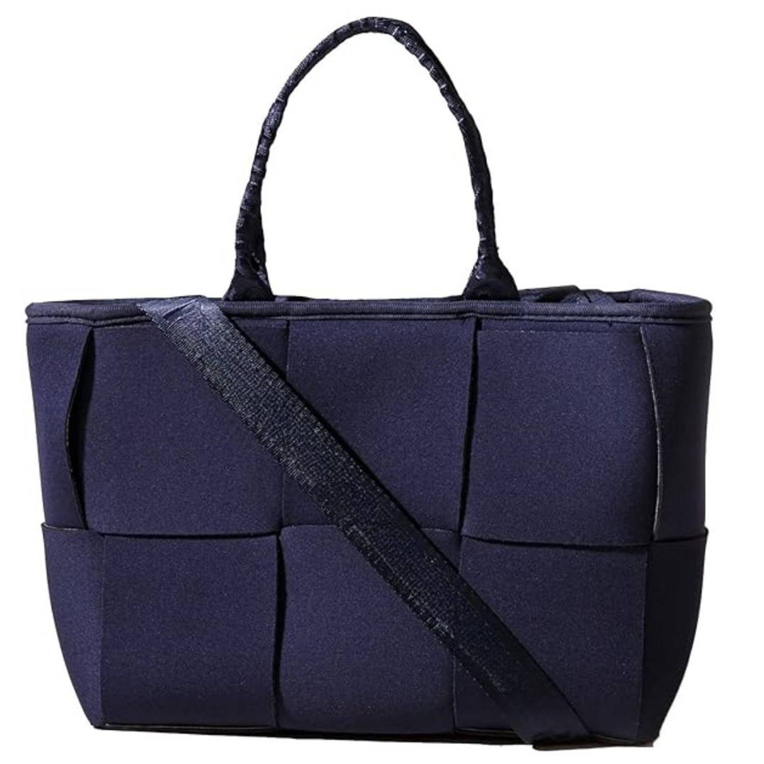 Neoprene Patchwork Design Crossbody Tote Bag for Daily Use 9