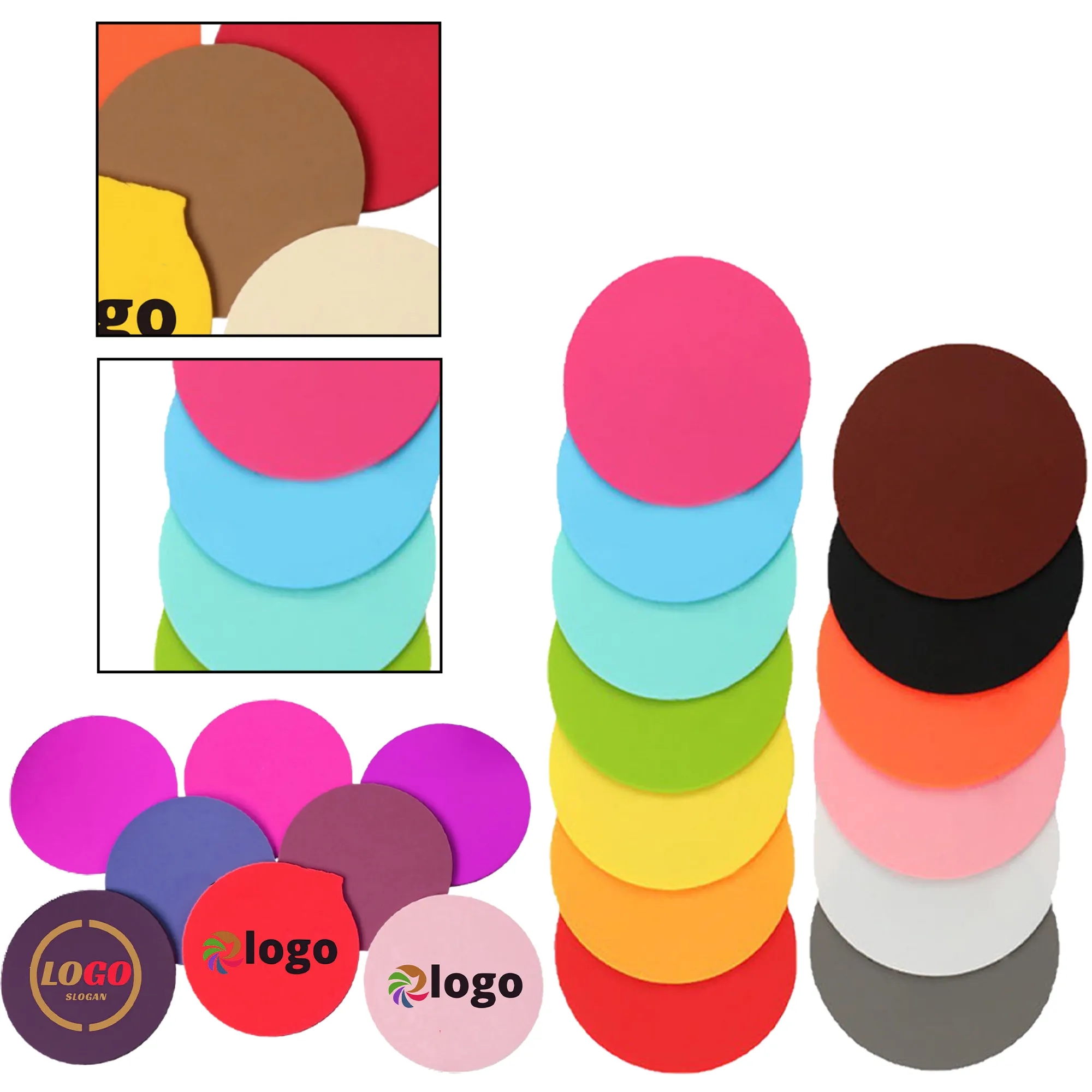 Full Color Soft PVC Coaster MOQ50 7