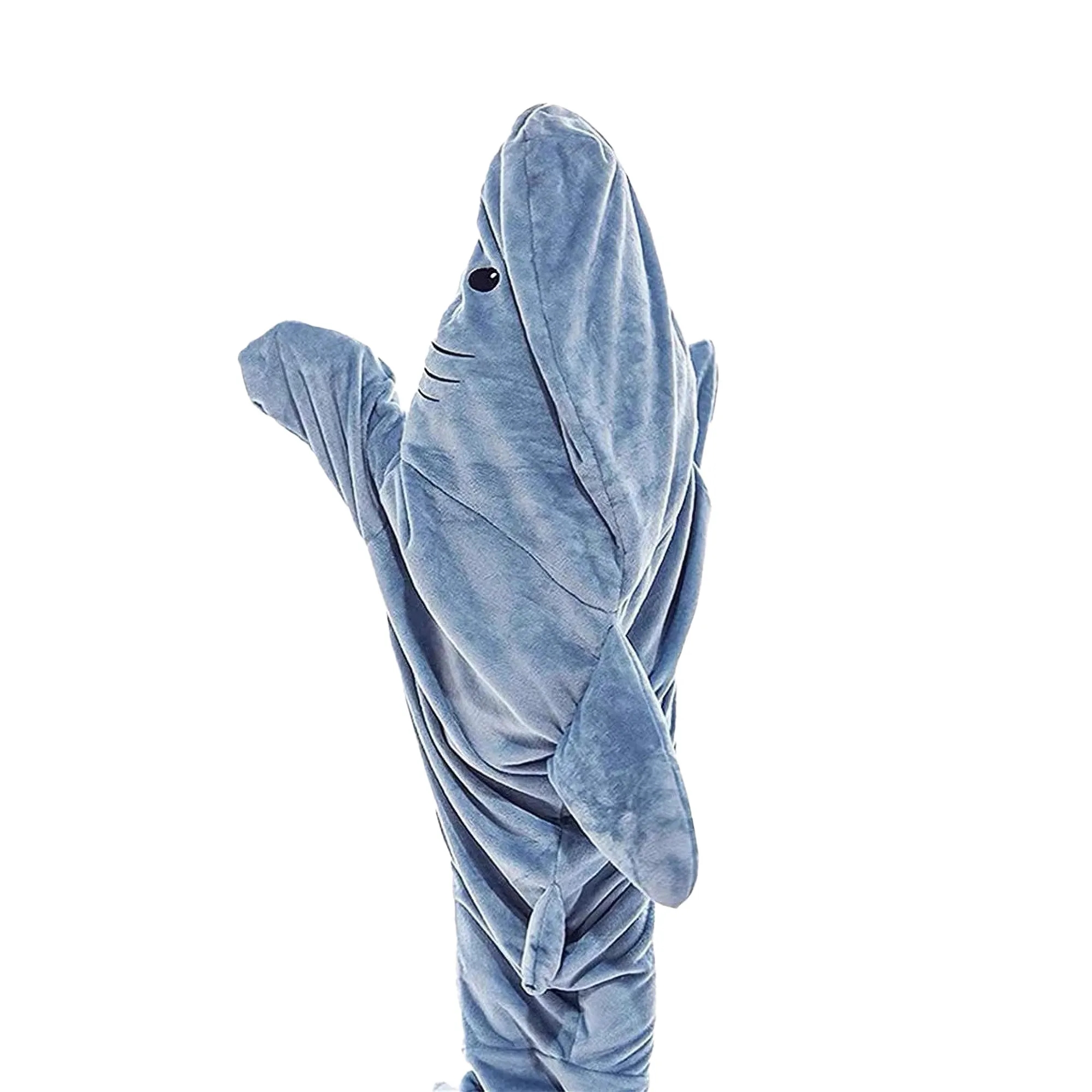 Cozy Shark  Blanket Hoodie Cosplay Lounging Hooded 2