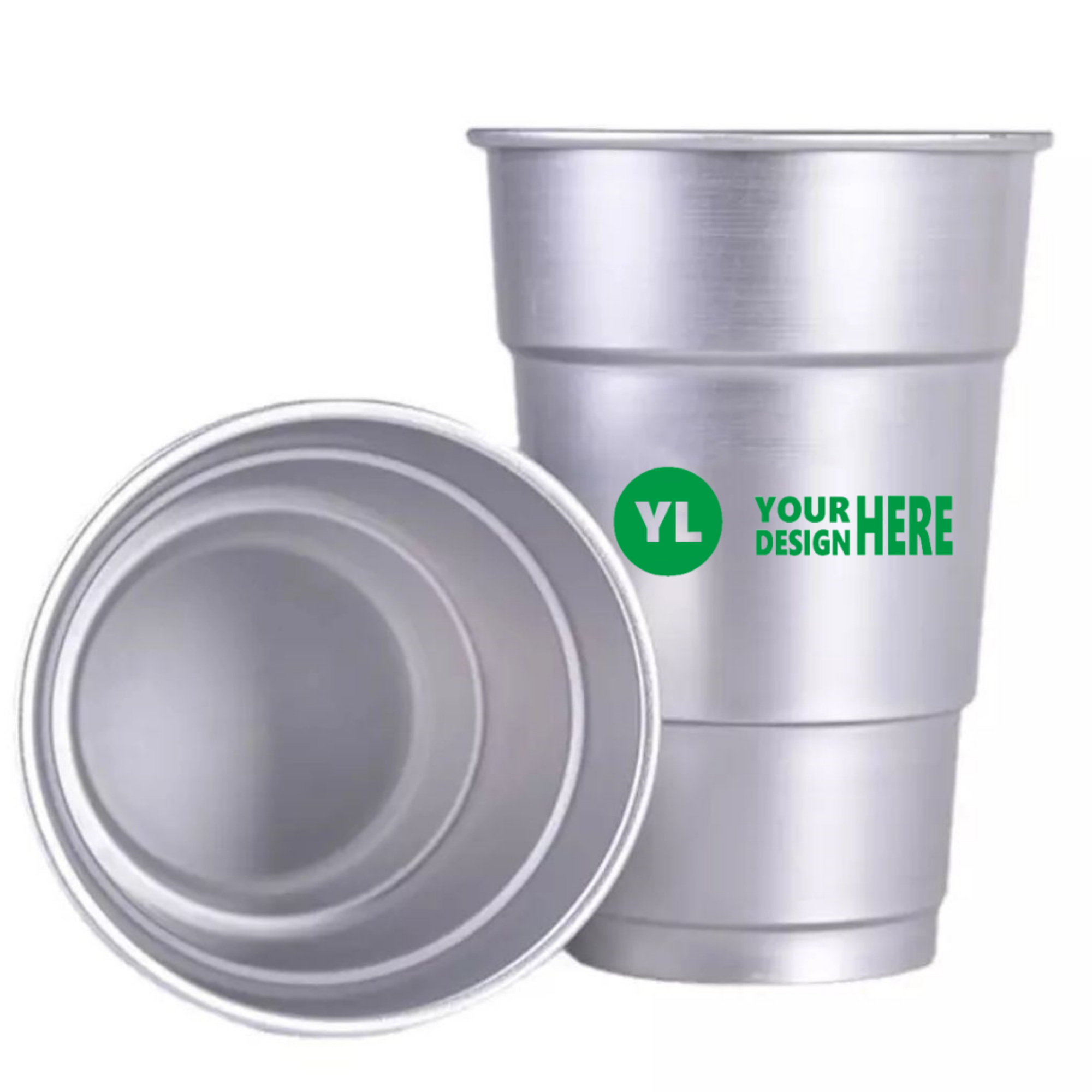 MOQ100 16oz Reusable Aluminum Cup 2