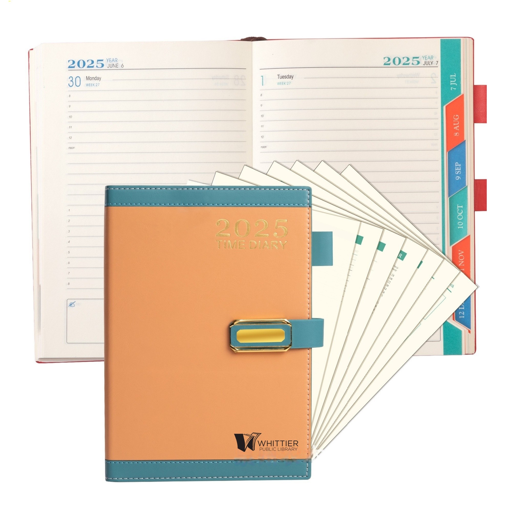2025 Jan - Dec 5.6" x 8.2" A5 Daily Planner