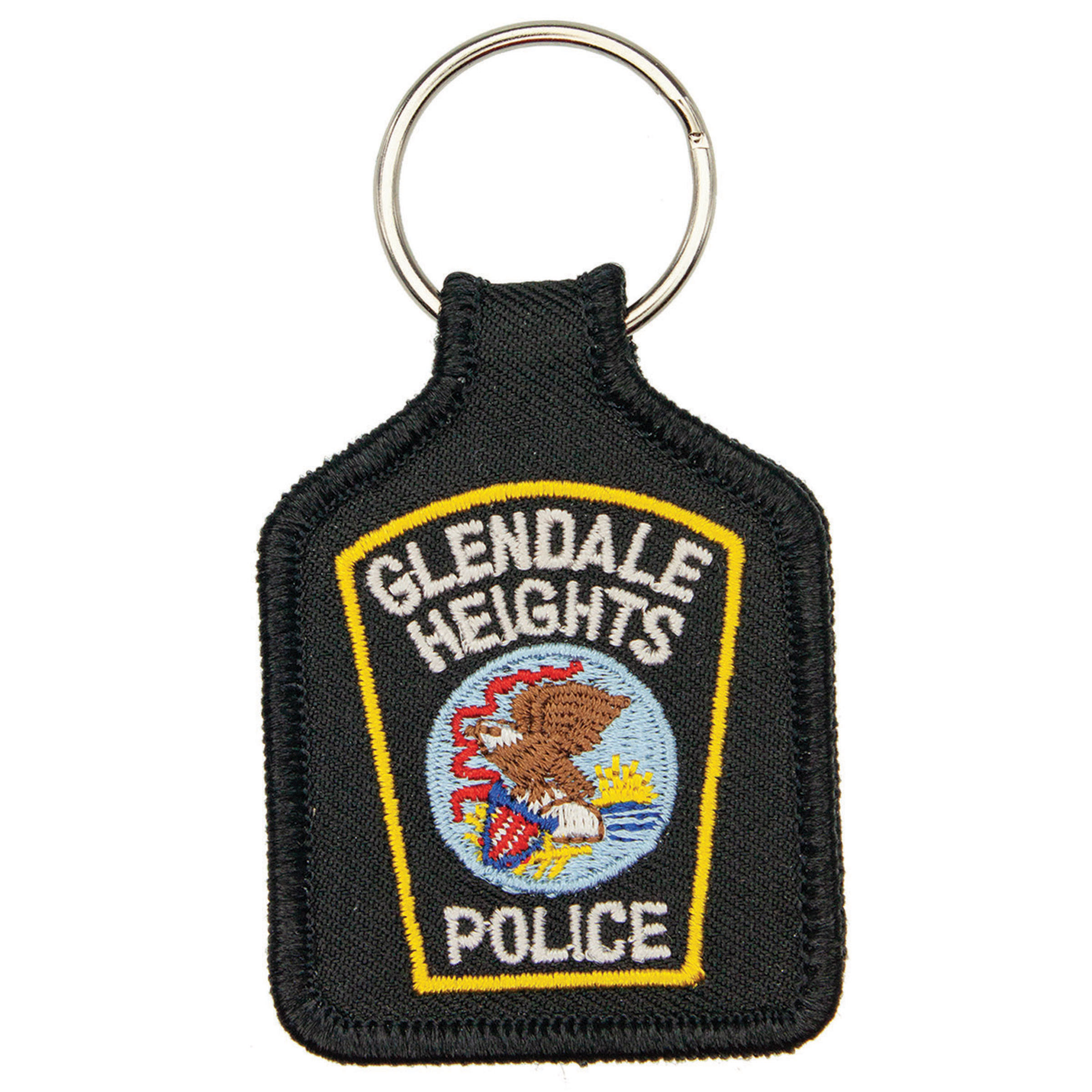 Embroidered Keytag Keychain (2")