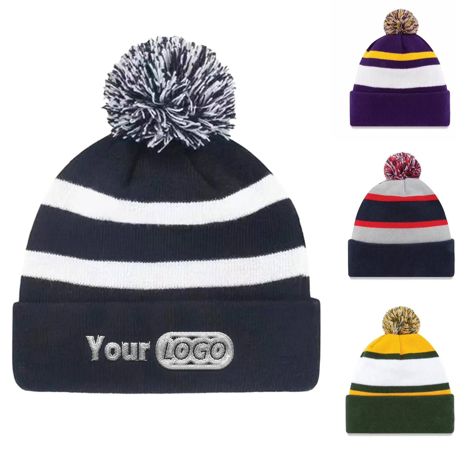 Versatile Ear-Covering Acrylic Knit Beanie 5