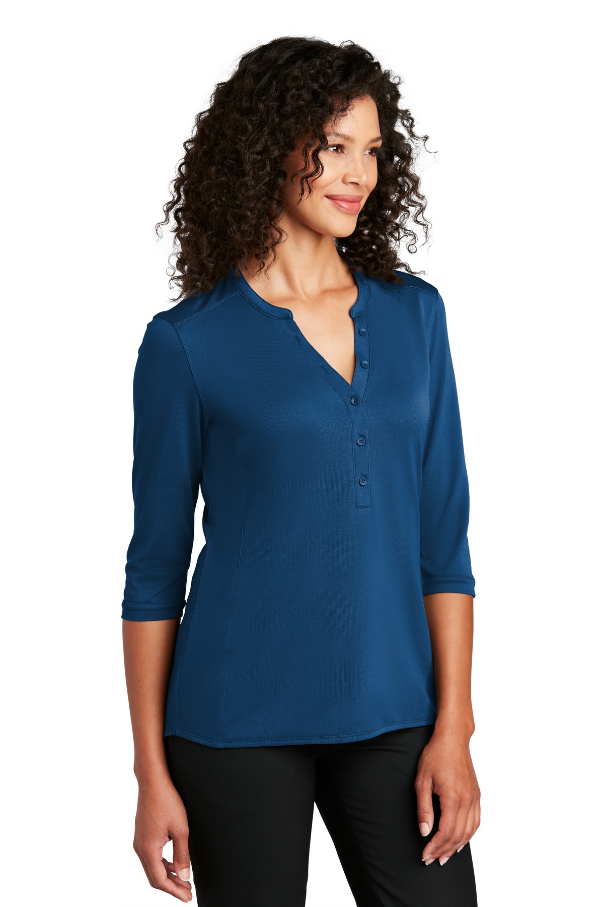 Port Authority Women's UV Choice Pique Henley LK750 29