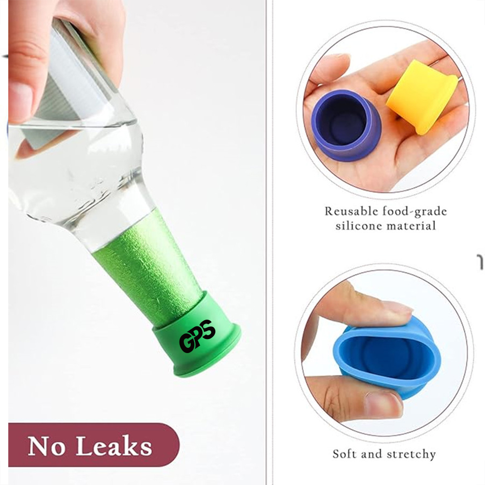 Silicone Wine Bottle Saver Stopper Topper Preserver 4