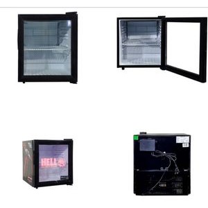 52L Glass Door Counter Top Beer Bottle Mini Fridge Cooler 2