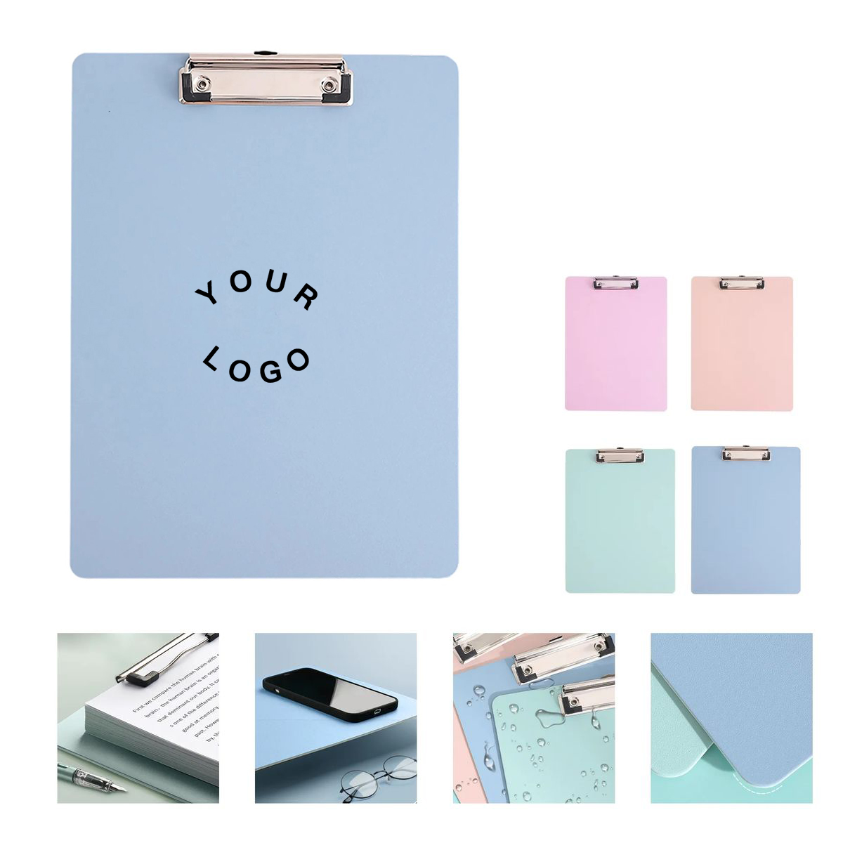 High-Gloss Plastic Clipboard with Firm Grip 3