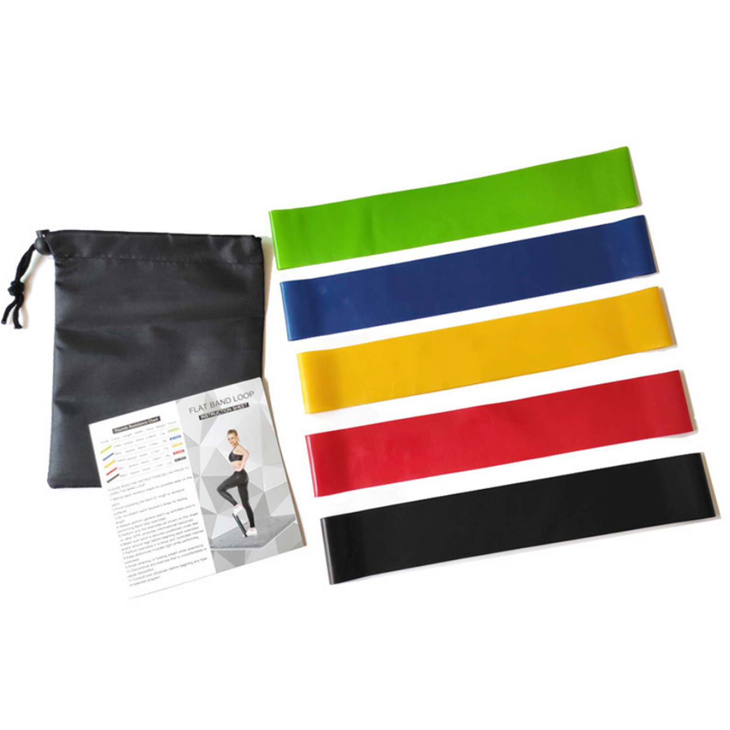 Yoga Resistance Rubber Bands Set 2