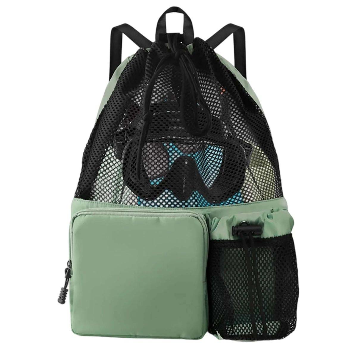 Drawstring Backpack with Wide Shoulder Straps 7