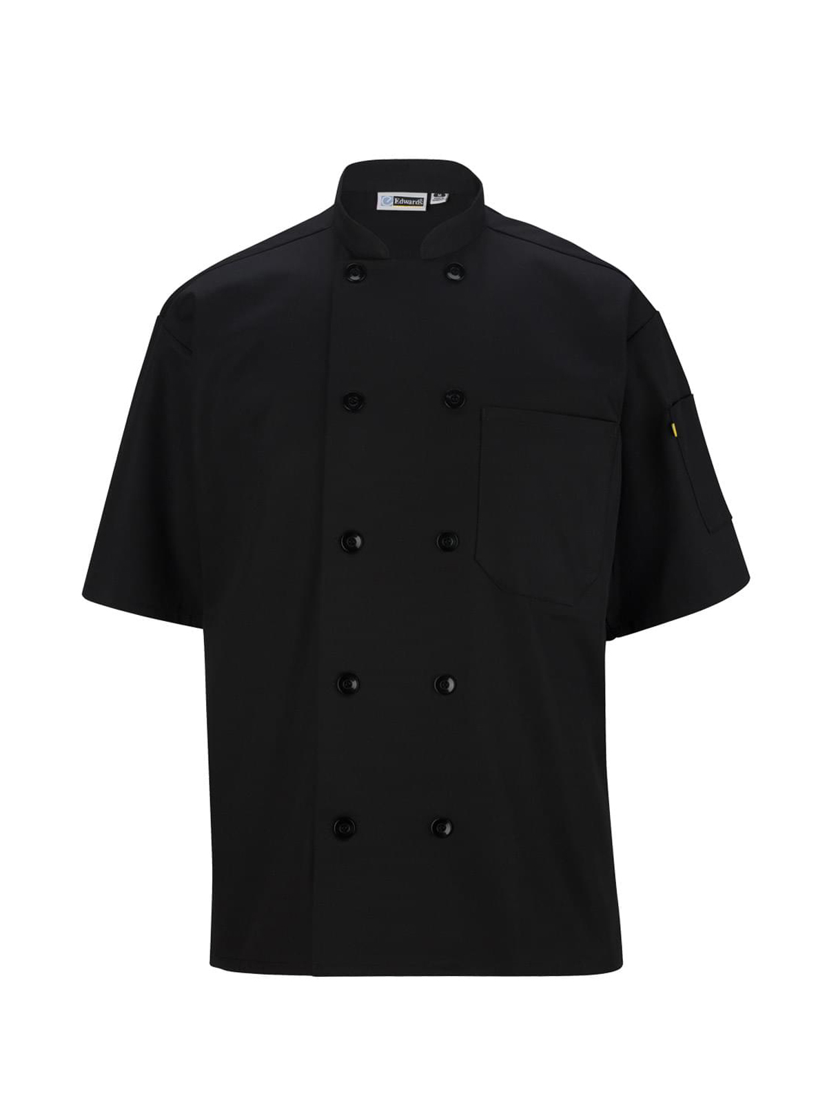 Edwards Industries - Unisex 10-Button Short Sleeve Chef Coat