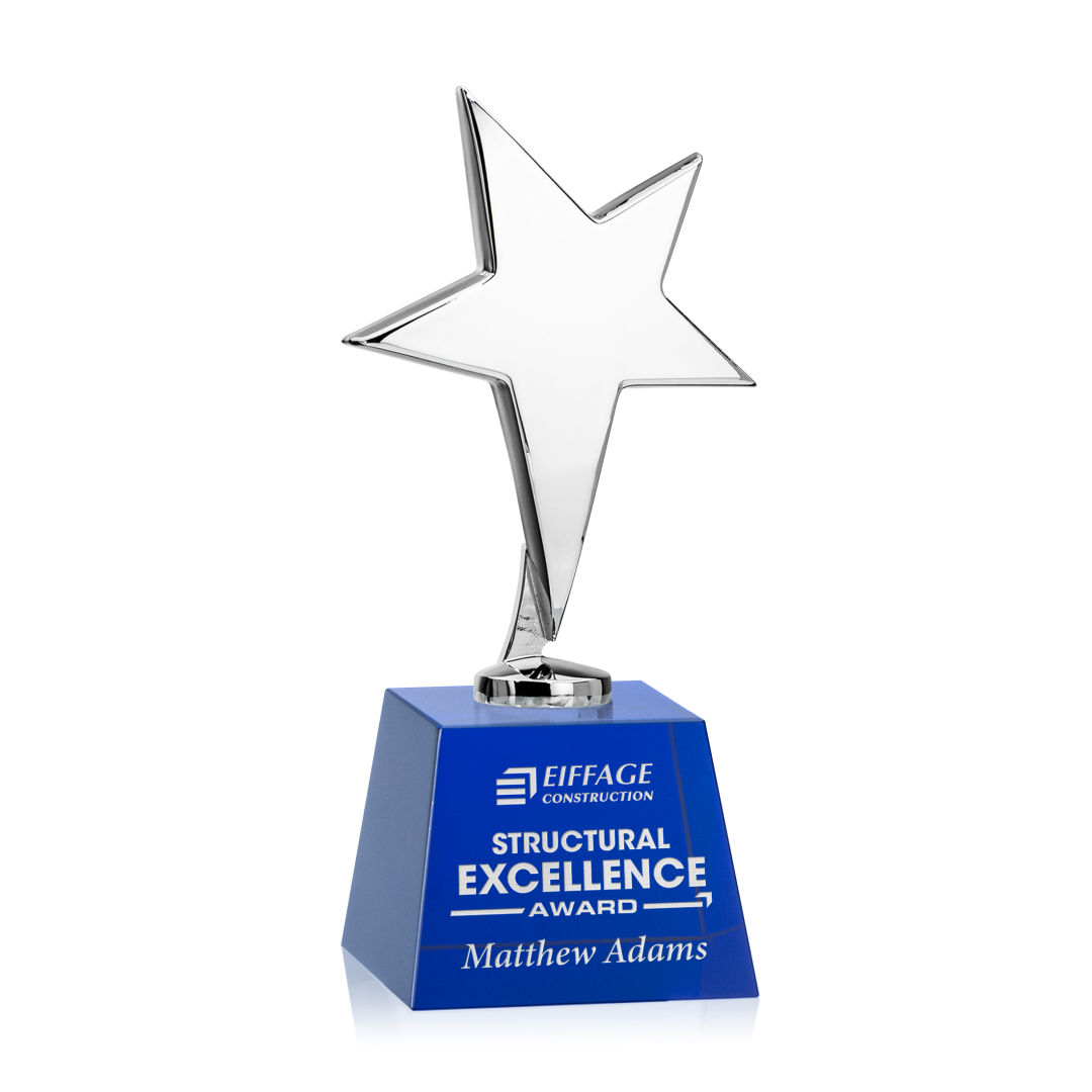 Tuscany Chrome Star on Robson Base - Blue