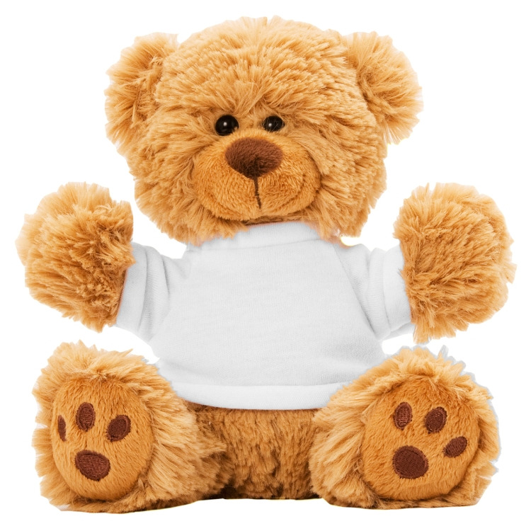 Ted T. Bear" 6" Plush Teddy Bear With Choice of T-Shirt Color 55