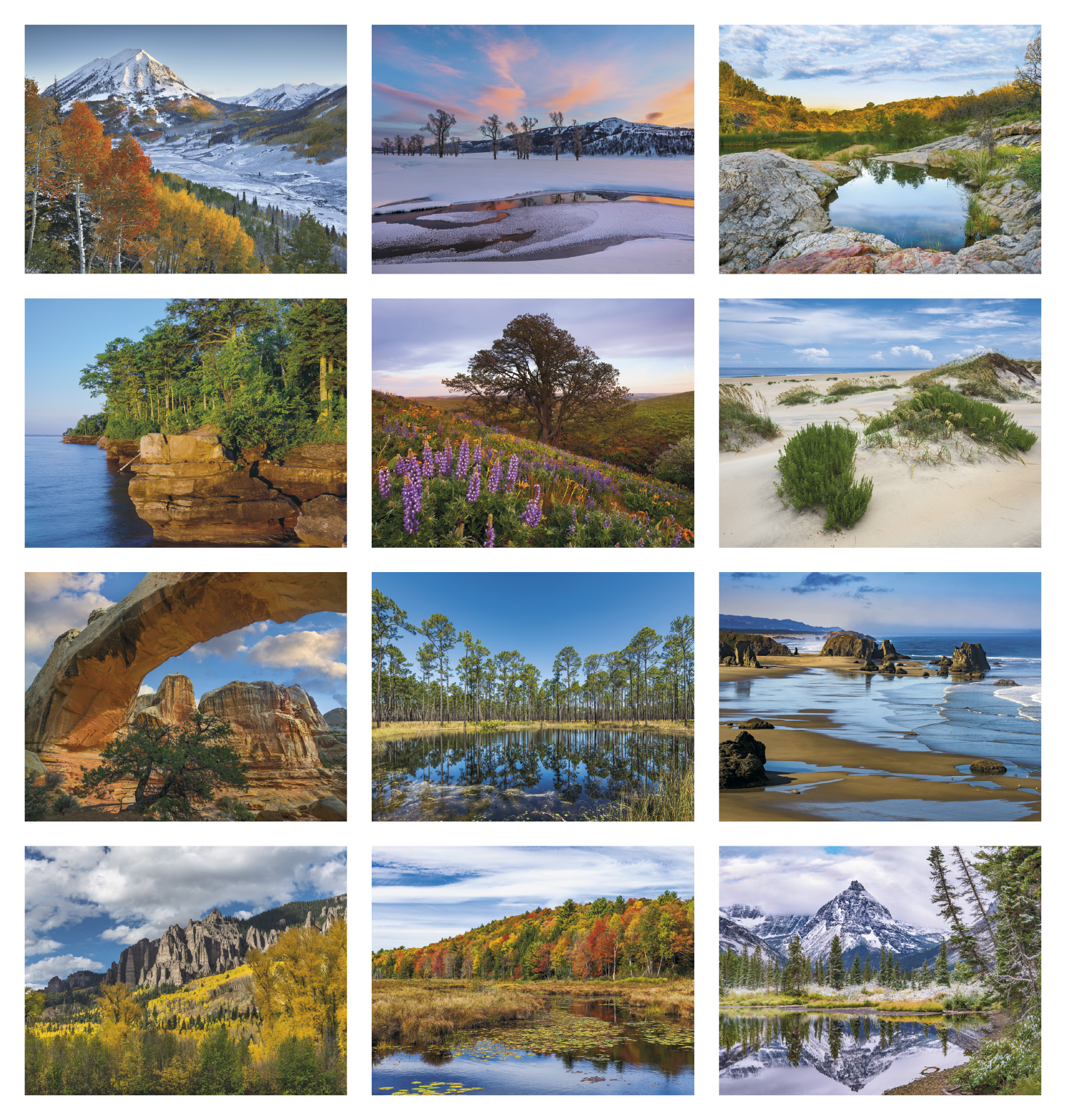HotLine® Products Scenic America® Appointment Calendar - Spiral 60