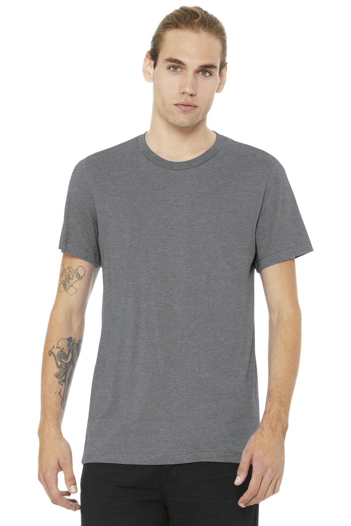 BELLA+CANVAS Unisex Heather CVC Short Sleeve Tee. BC3001CVC 324