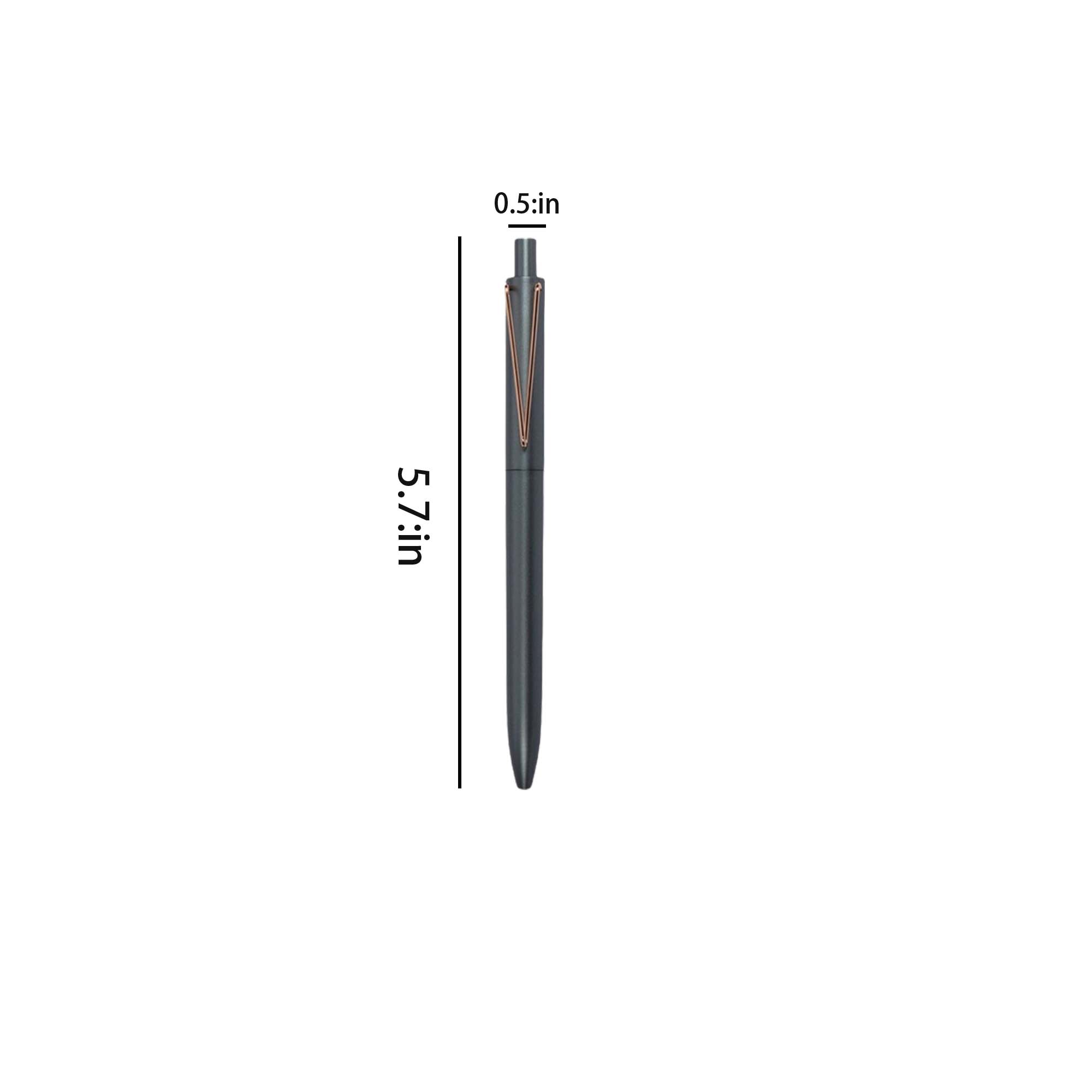 Retractable Press Ballpoint Pen 2