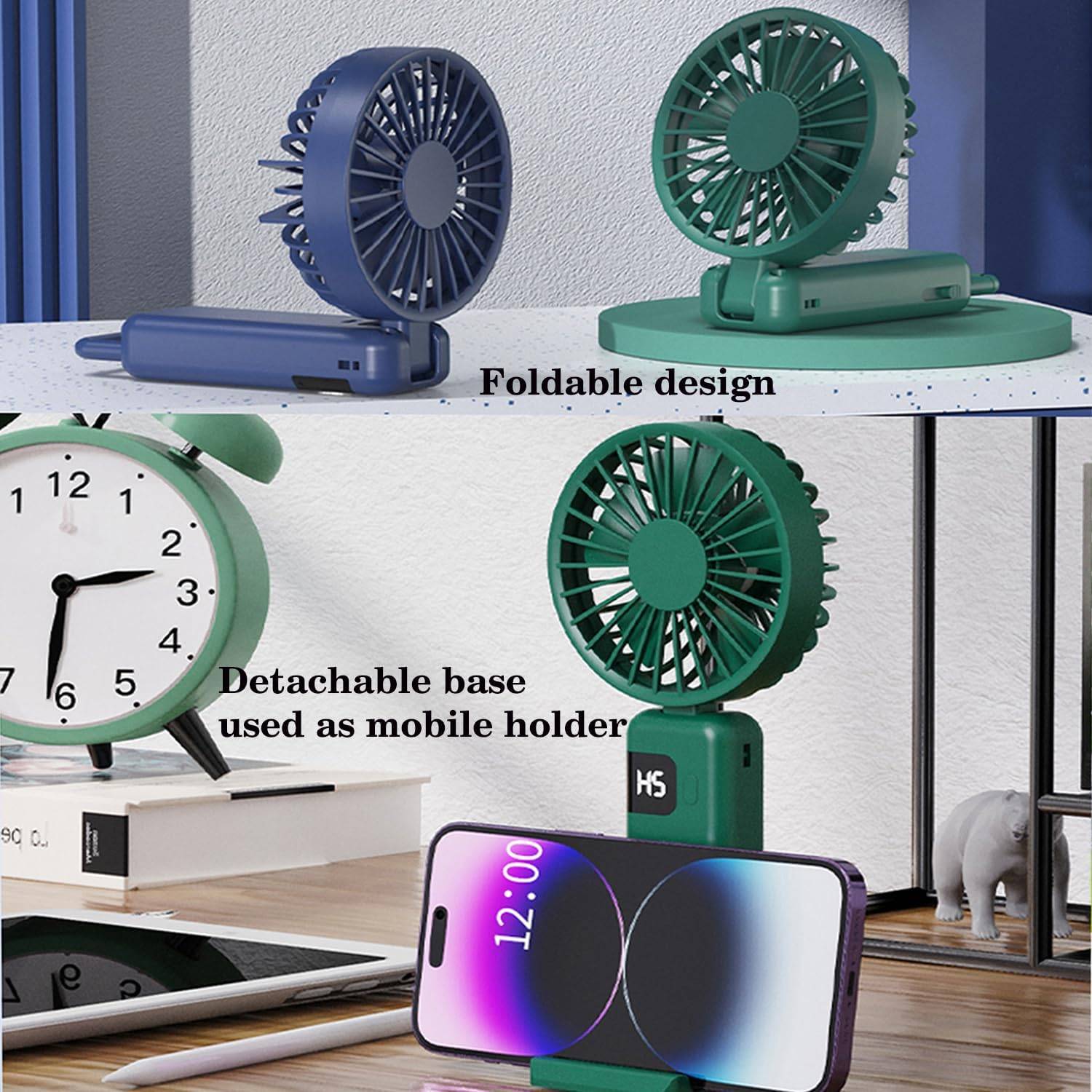 Portable Mini Fan with LED Display 9
