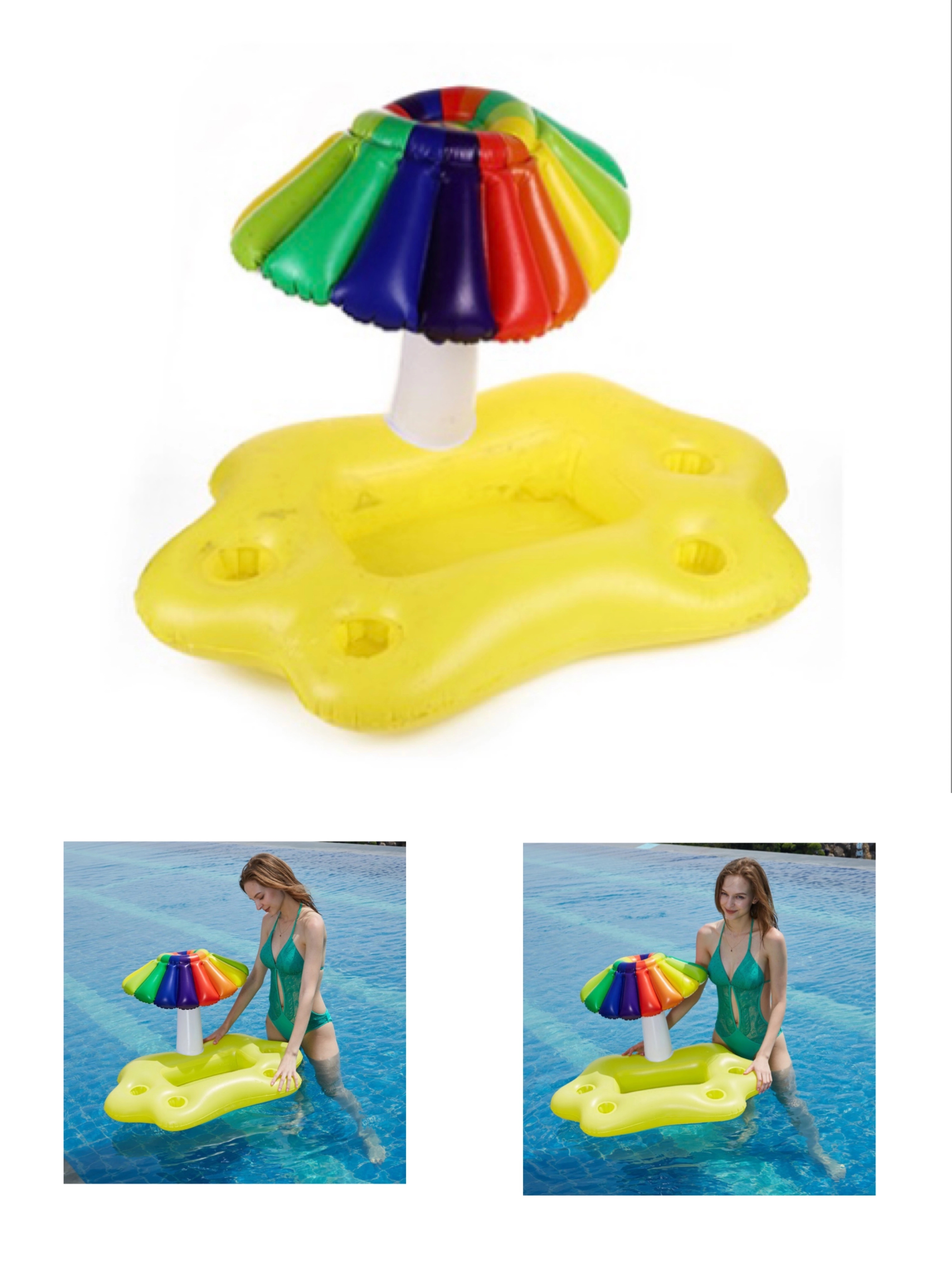 PVC Inflatable Bumbersoll Floating Can Holder-Multiple Grids 2