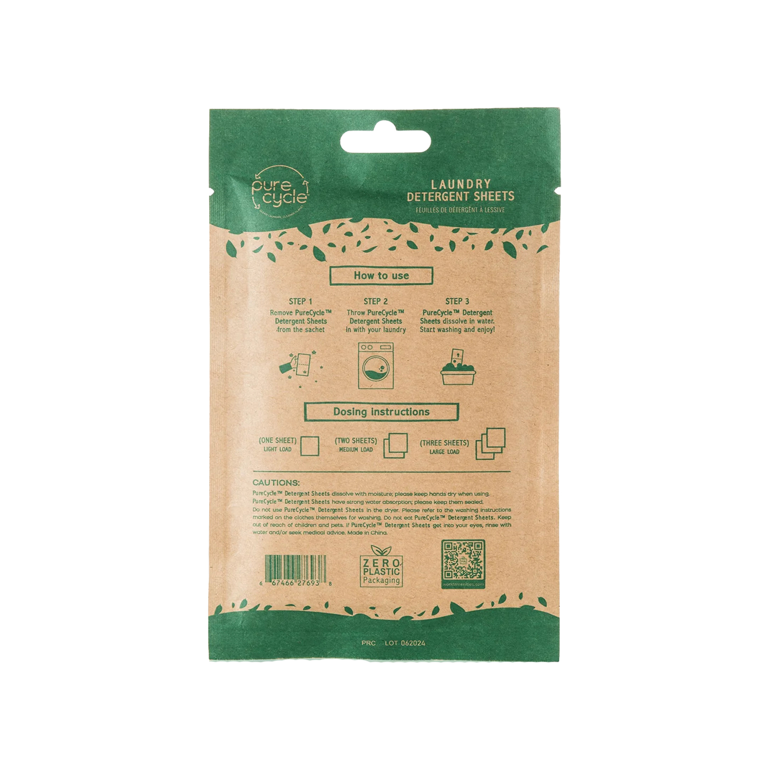 Pure Cycle Laundry Detergent Sheets 3