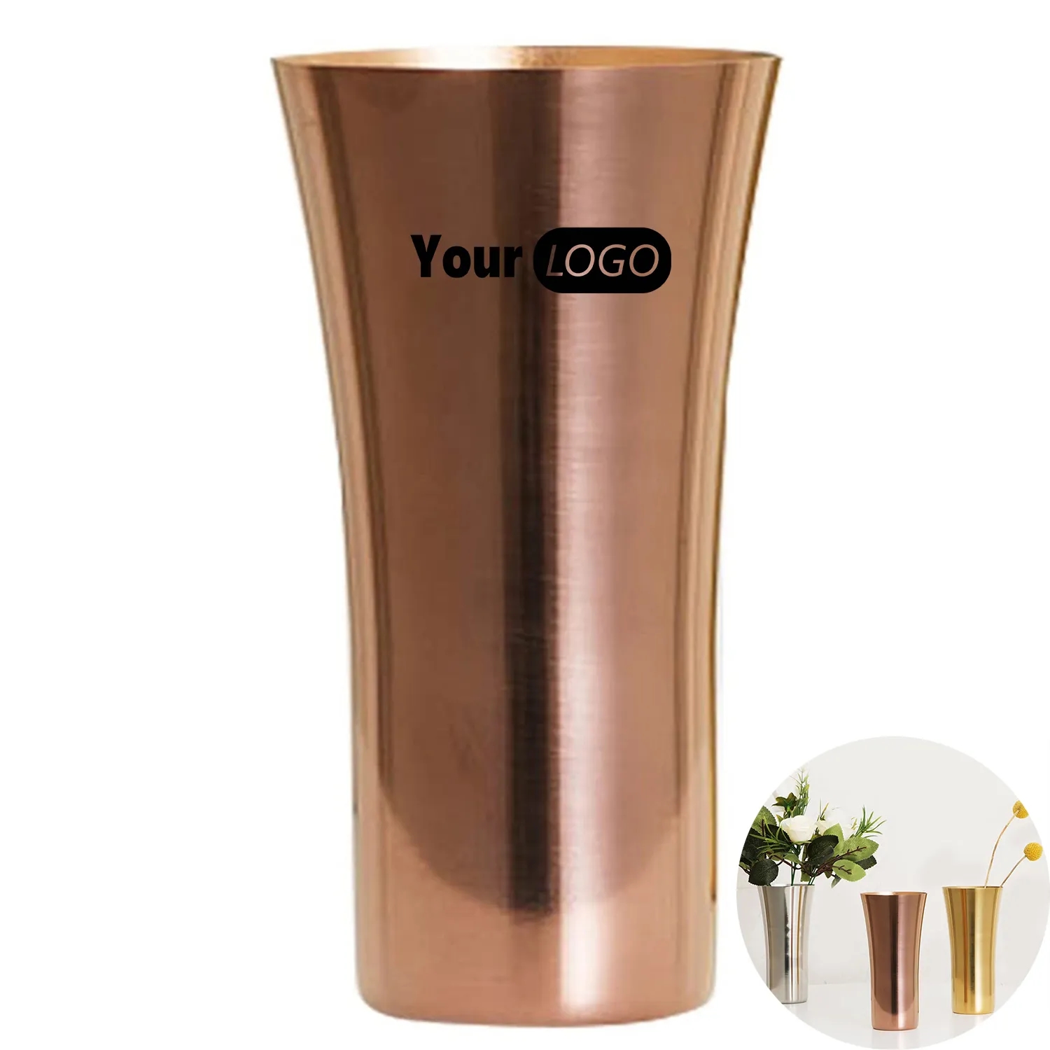 Elegant Vase Stainless Steel Decorative Water Cup 1