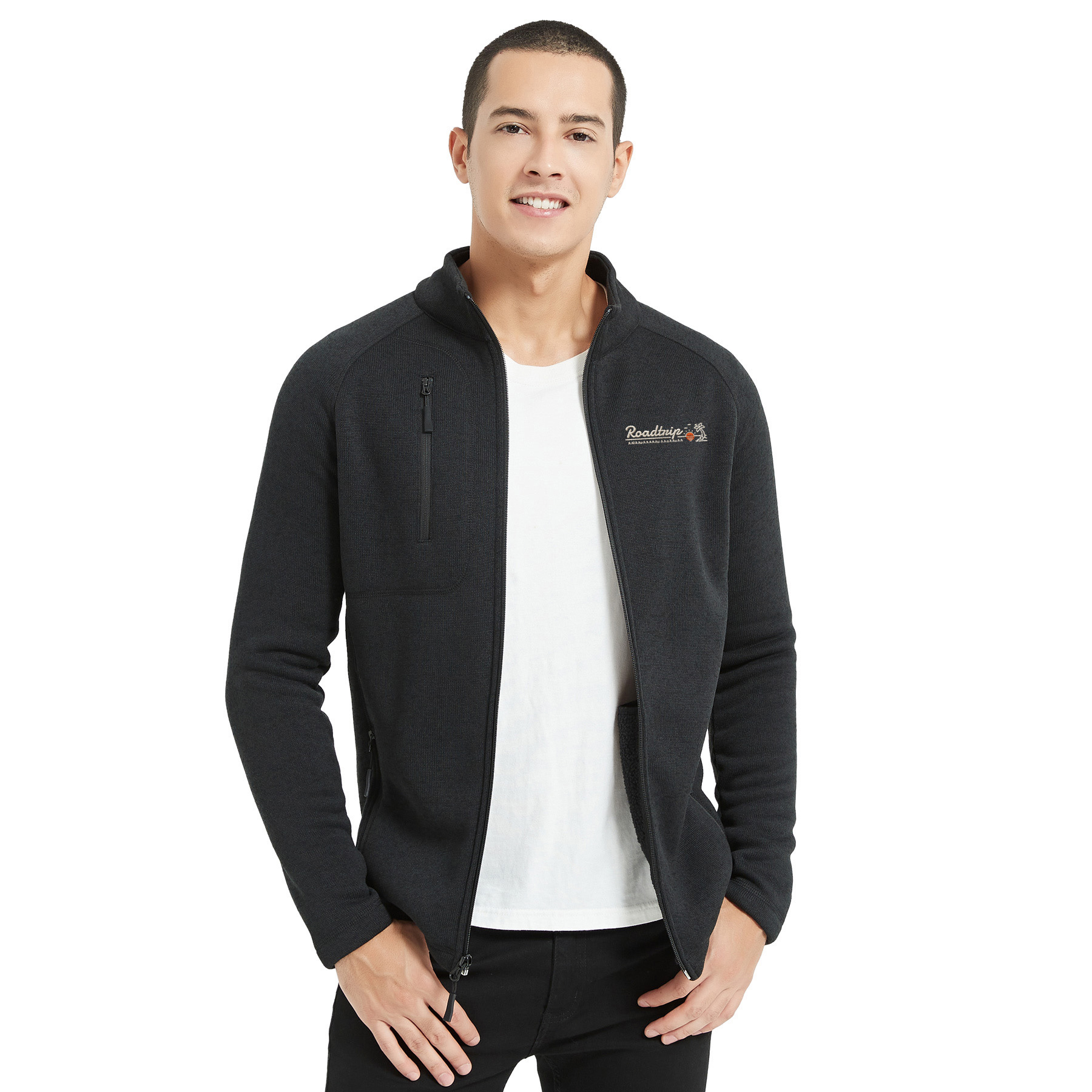 Men's Full Zip MicroFleece Brushed Back Jacket 5