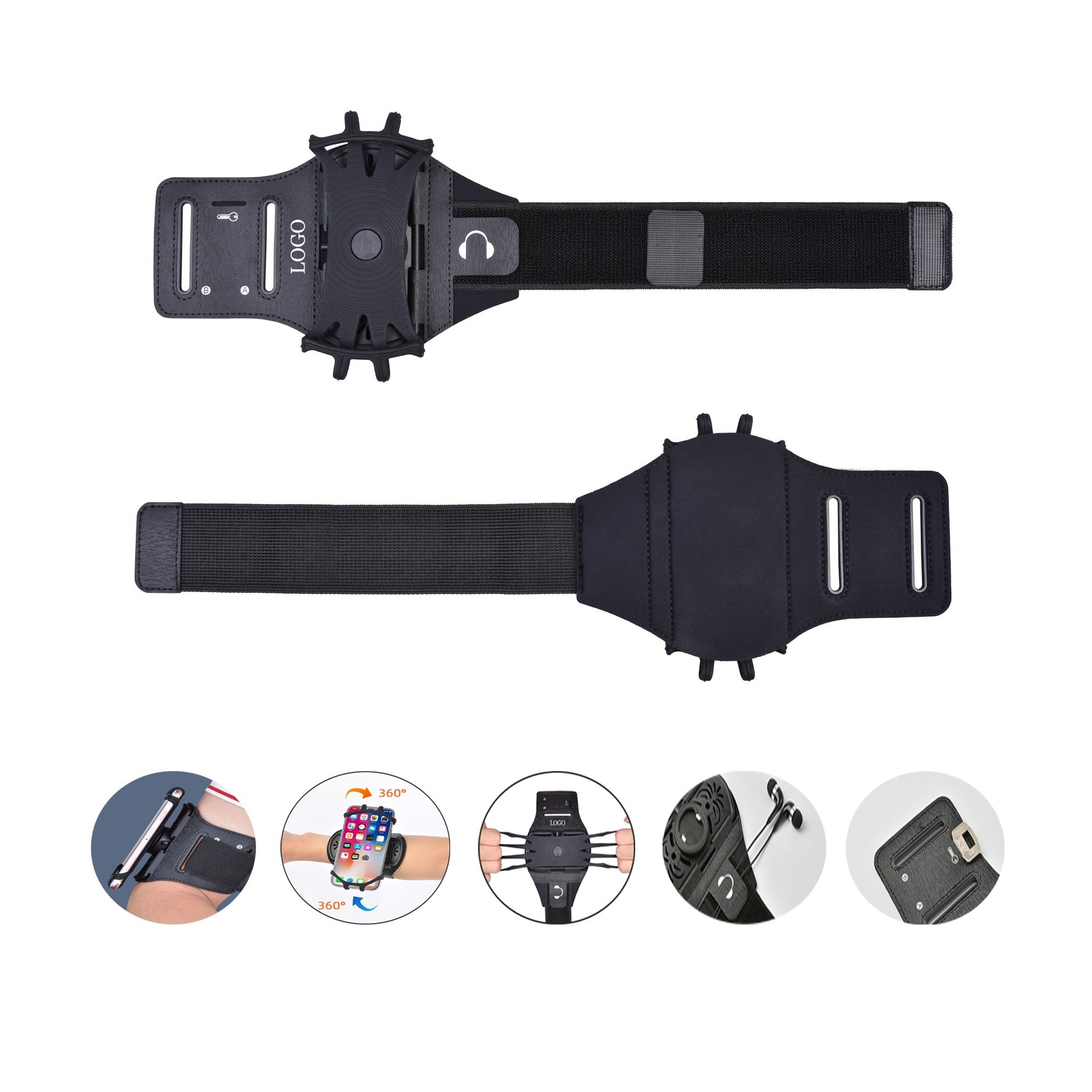 Detachable 360 Sport Rotating Phone Holder