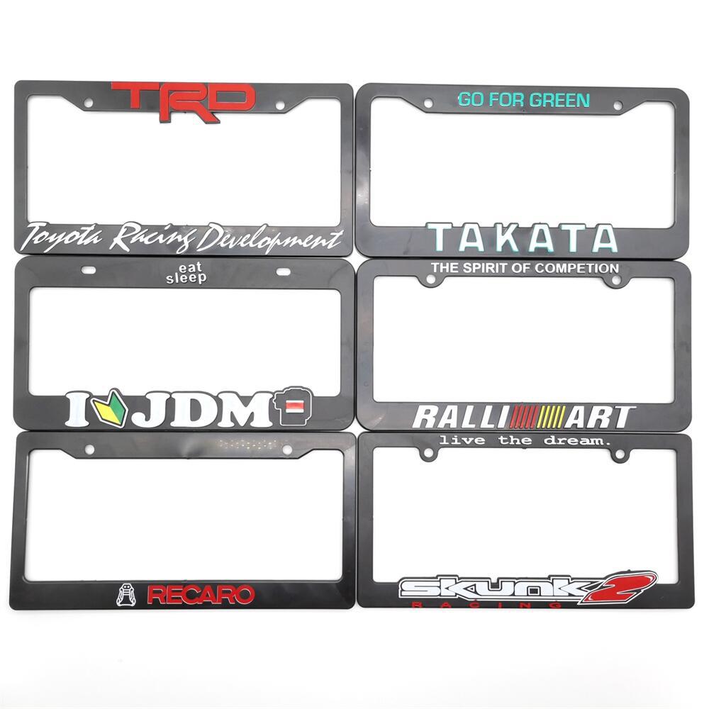 ABS Plastic Hard US License Size Plate Frames 5