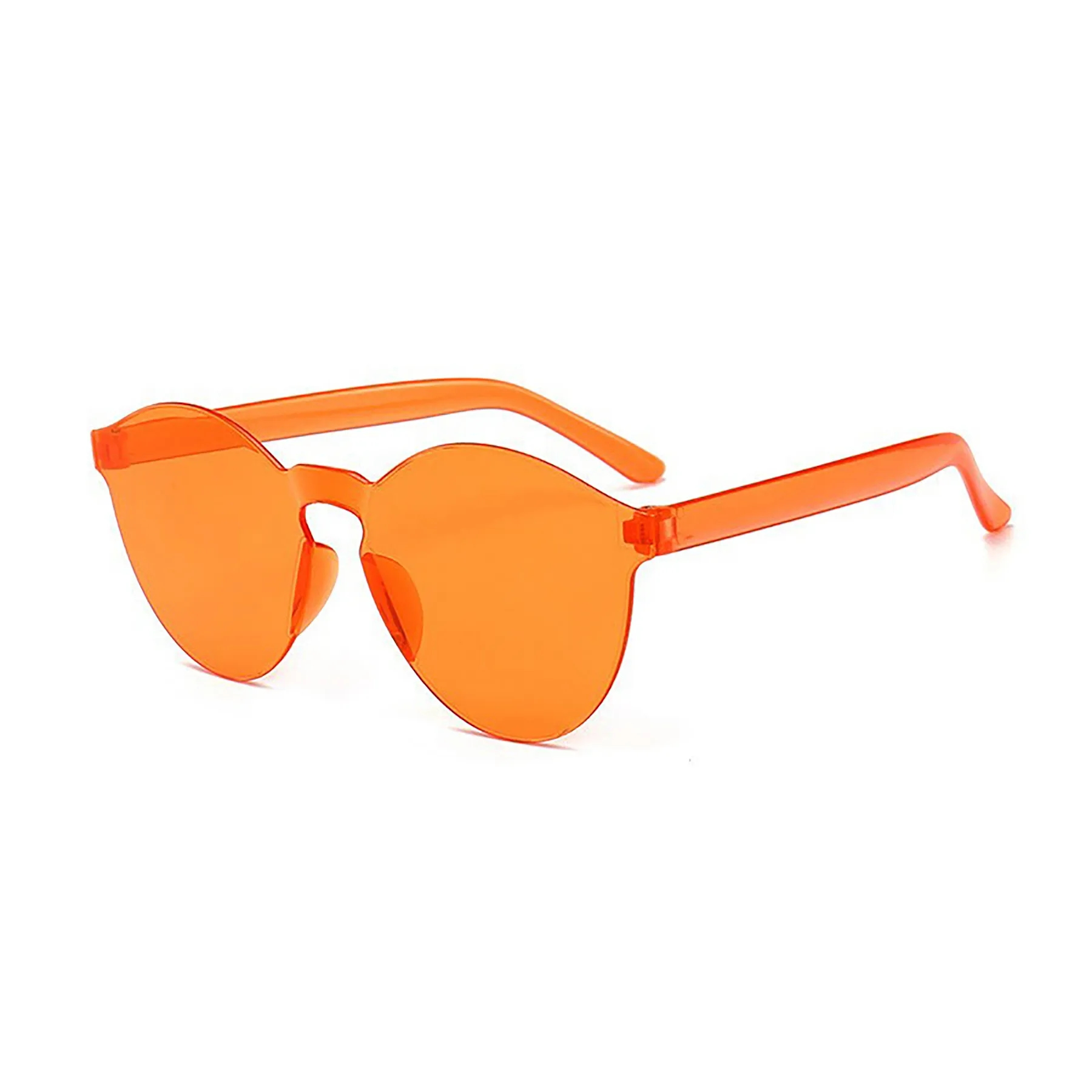 Round Rimless Sunglasses 3