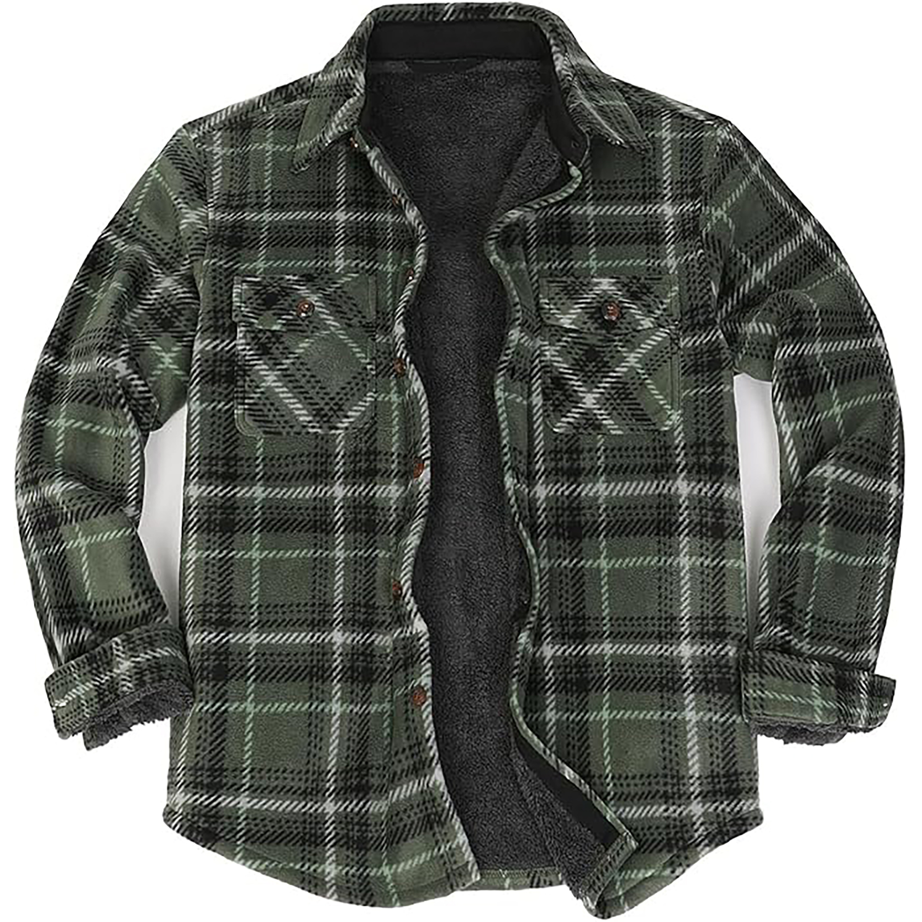 Men's Flannel Shirt Jacket 4