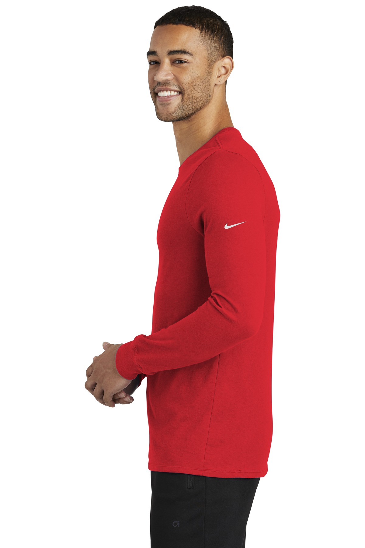 Nike® Dri-FIT Cotton/Poly Long Sleeve Tee 12