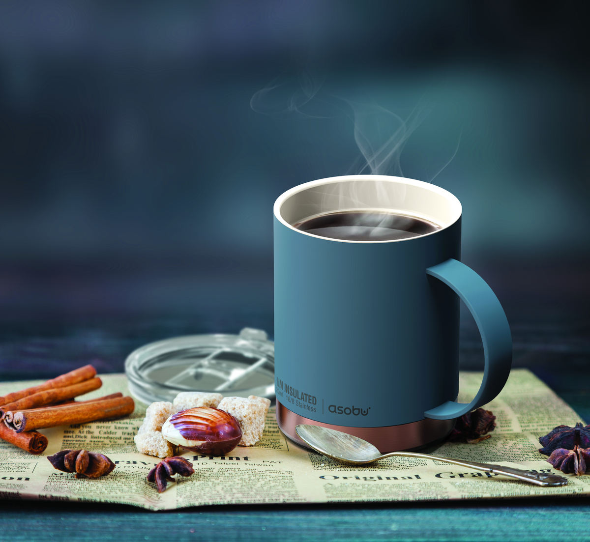 12 Oz. Asobu Ultimate Mug w/ Shatterproof Ceramic Interior 14