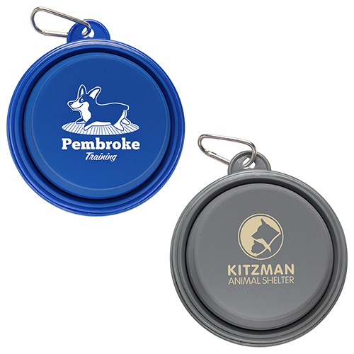 Feed 'N Go Collapsible Pet Bowl with Carabiner 2