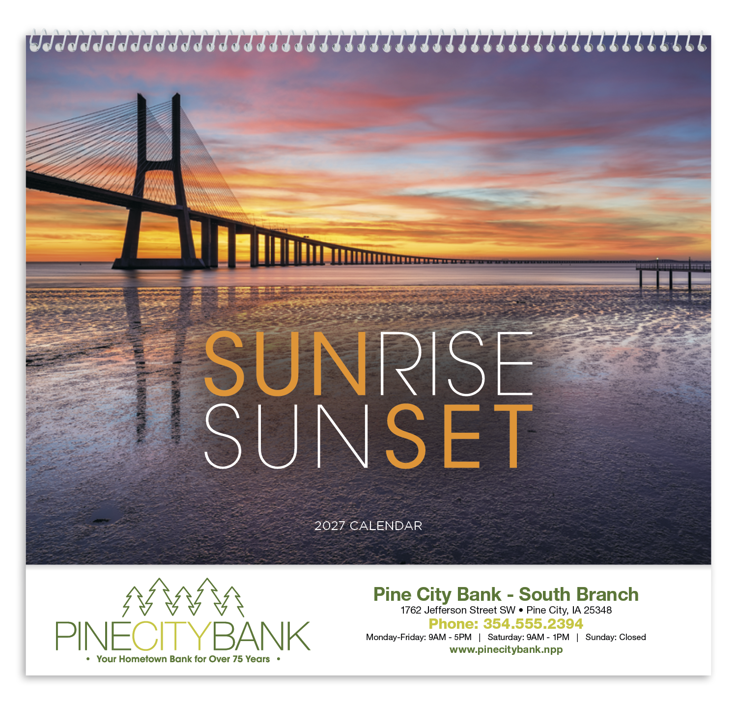 Triumph® Calendars Sunrise Sunset Calendar 37