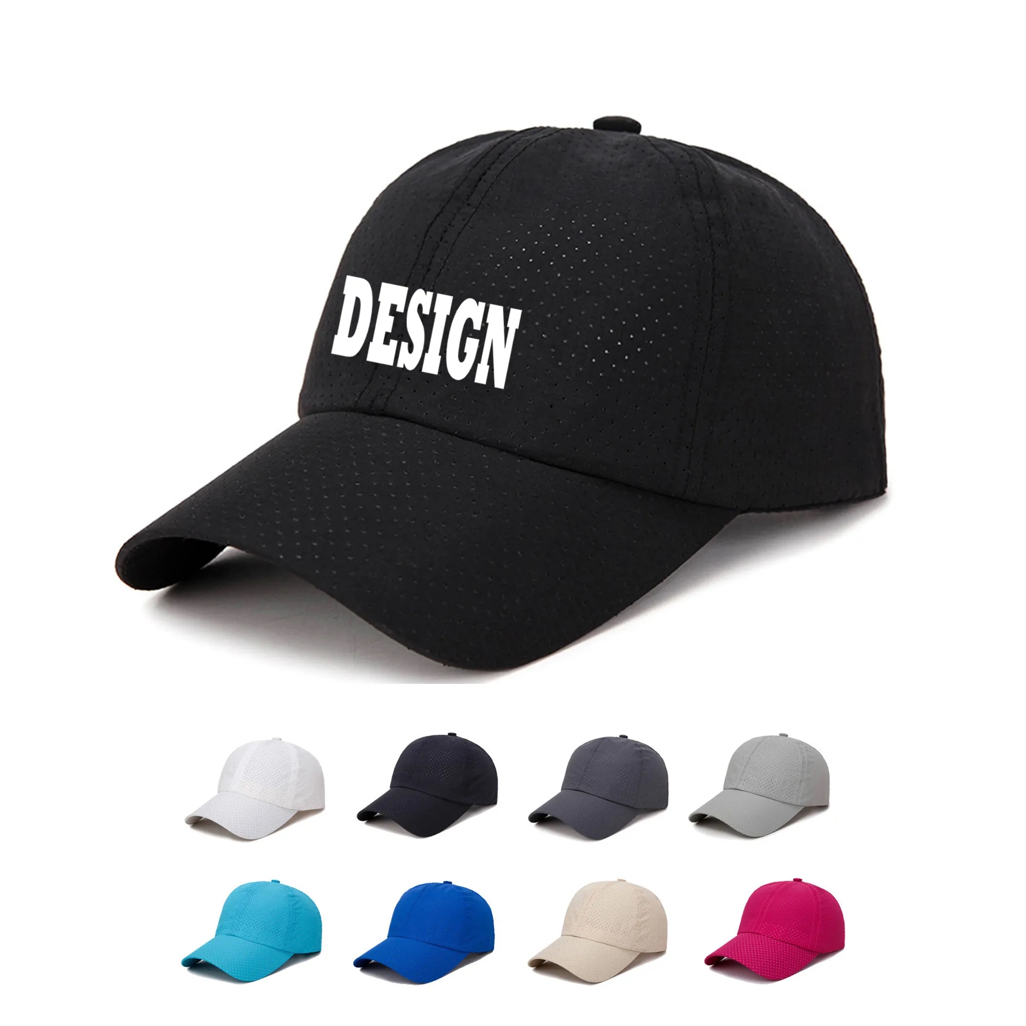 Quick Dry Mesh Baseball Cap MOQ 100 PCS 2