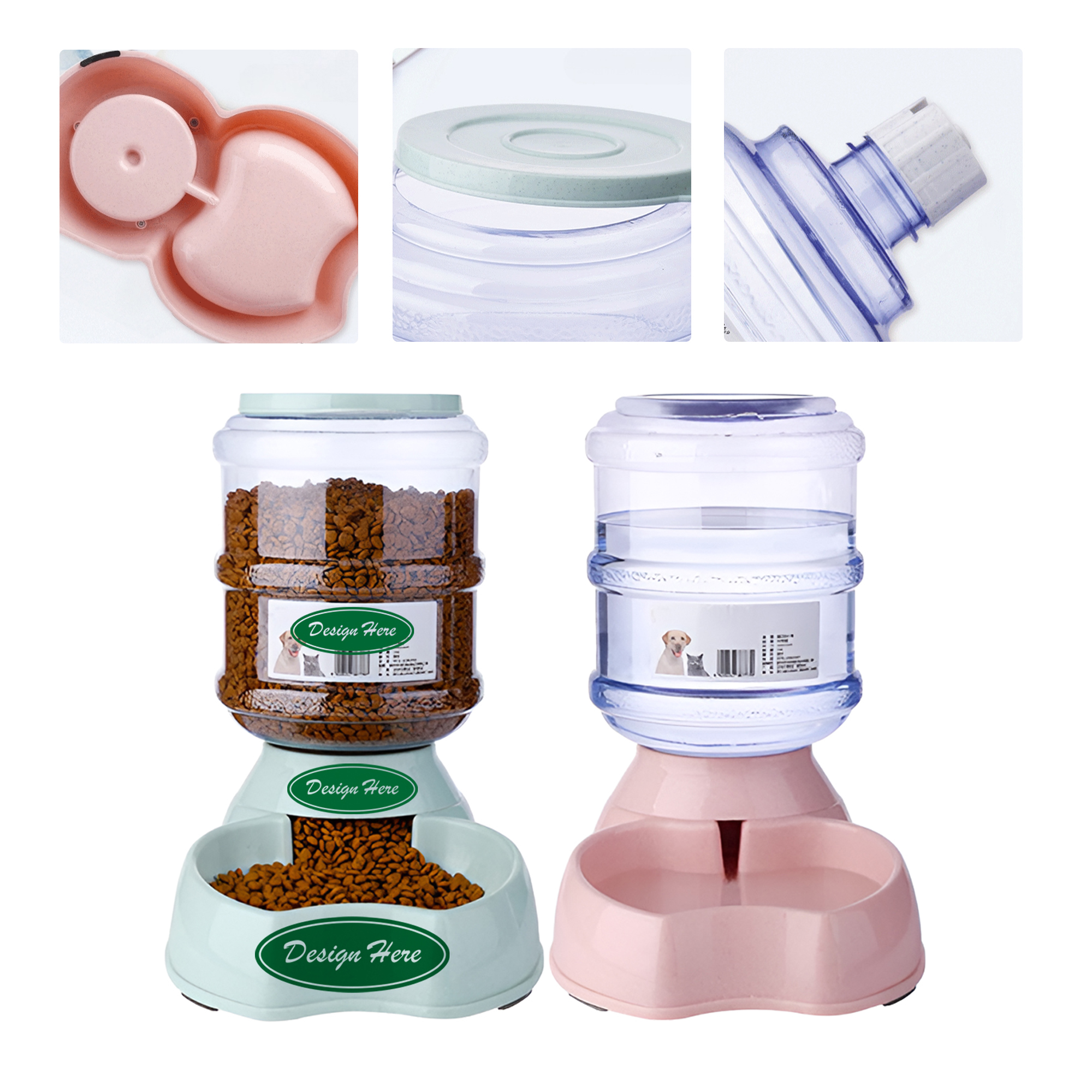 MOQ50 Custom Automatic Pet Water Dispenser For Pets 2