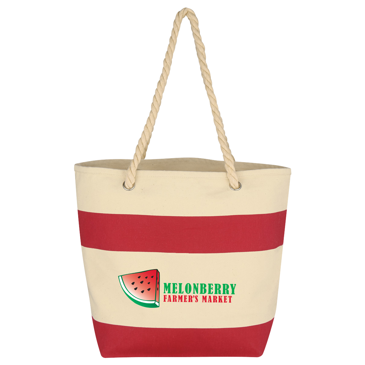 Cruising Tote Bag With Rope Handles, custom tote bag with logo imprint 2