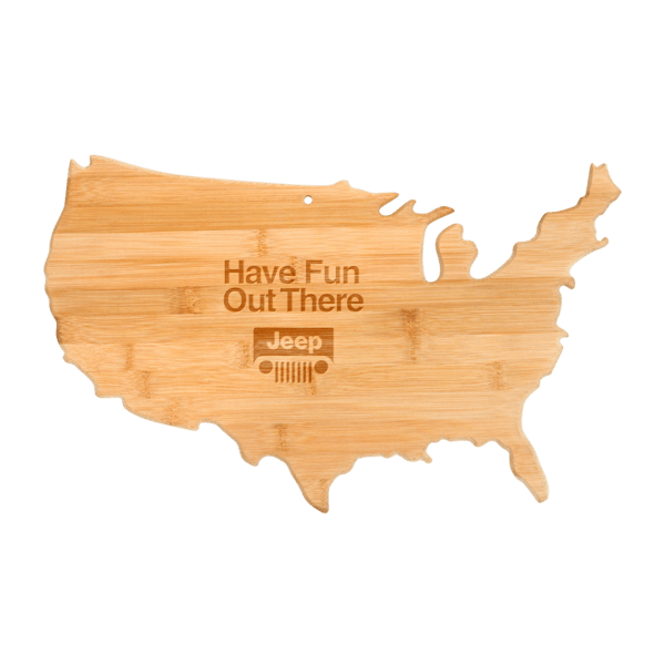 U.S. State Shaped Bamboo Cutting and Serving Boards 31